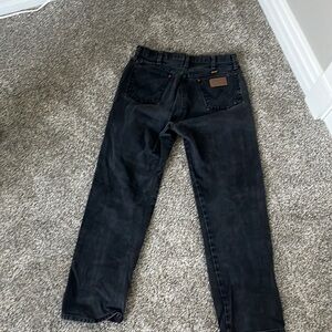 Wrangler light washed black jeans